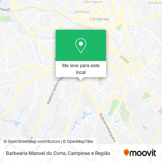 Barbearia Manoel do Corte mapa