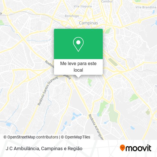 J C Ambulância mapa