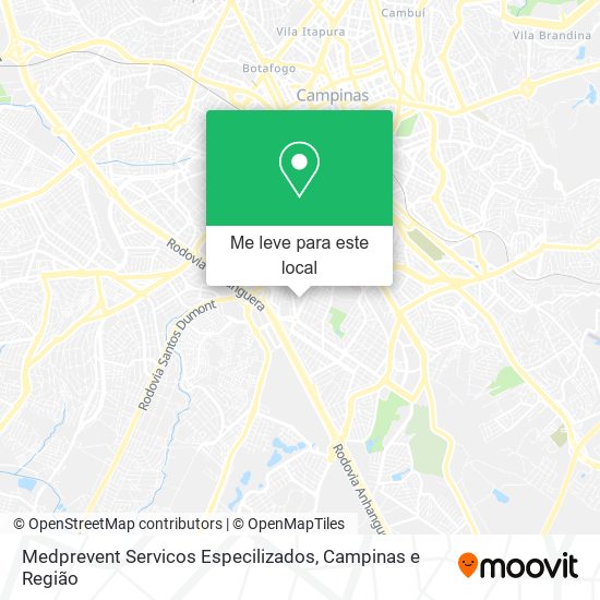 Medprevent Servicos Especilizados mapa