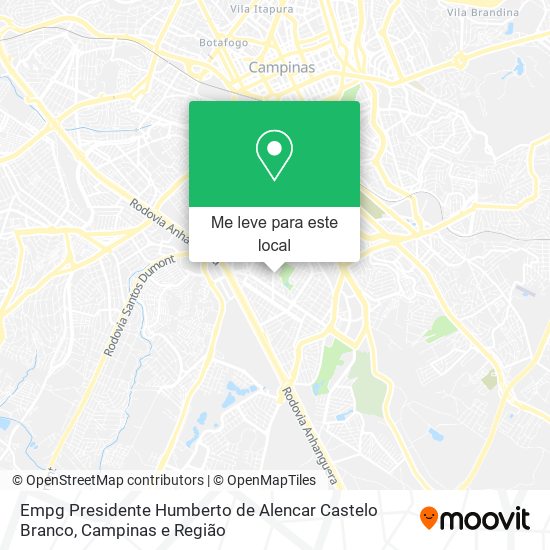 Empg Presidente Humberto de Alencar Castelo Branco mapa