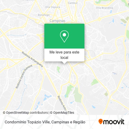Condomínio Topázio Ville mapa
