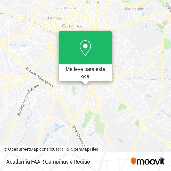 Academia FAAP mapa