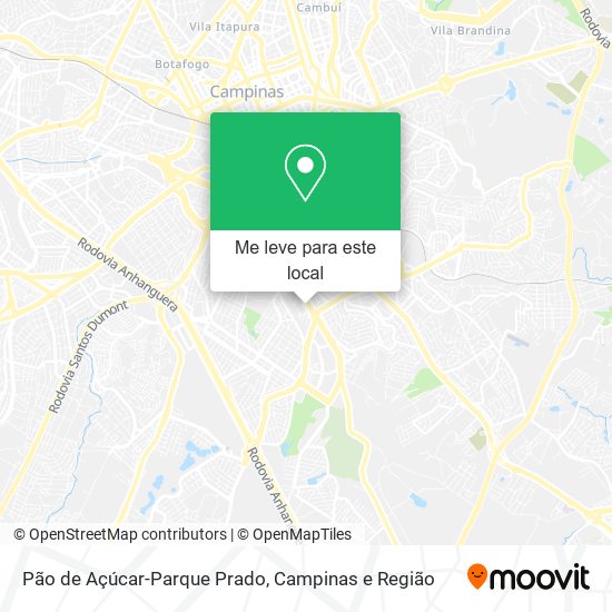 Pão de Açúcar-Parque Prado mapa