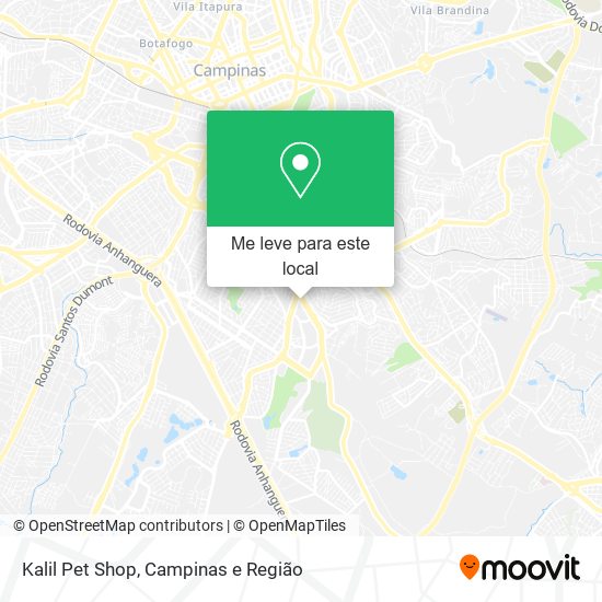 Kalil Pet Shop mapa