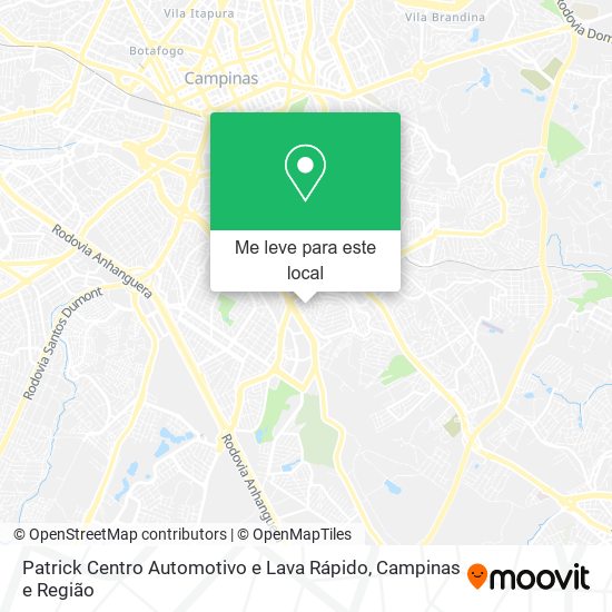 Patrick Centro Automotivo e Lava Rápido mapa