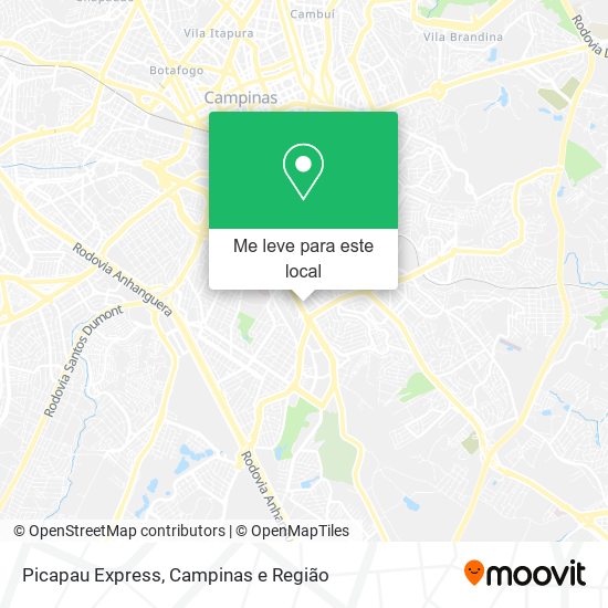 Picapau Express mapa