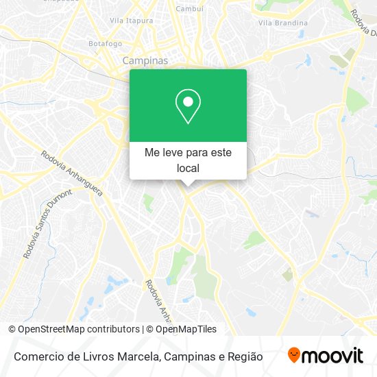 Comercio de Livros Marcela mapa