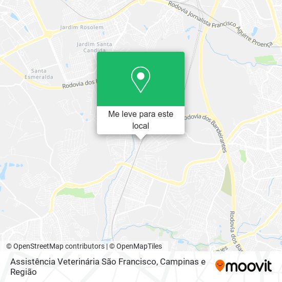 Assistência Veterinária São Francisco mapa