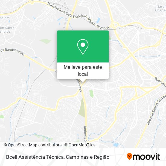 Bcell Assistência Técnica mapa