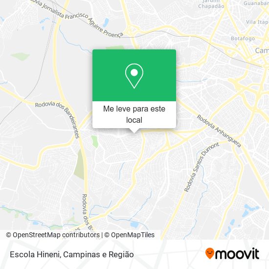 Escola Hineni mapa