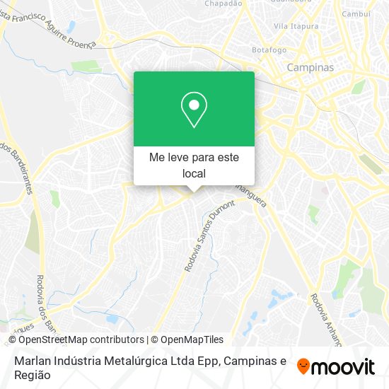 Marlan Indústria Metalúrgica Ltda Epp mapa