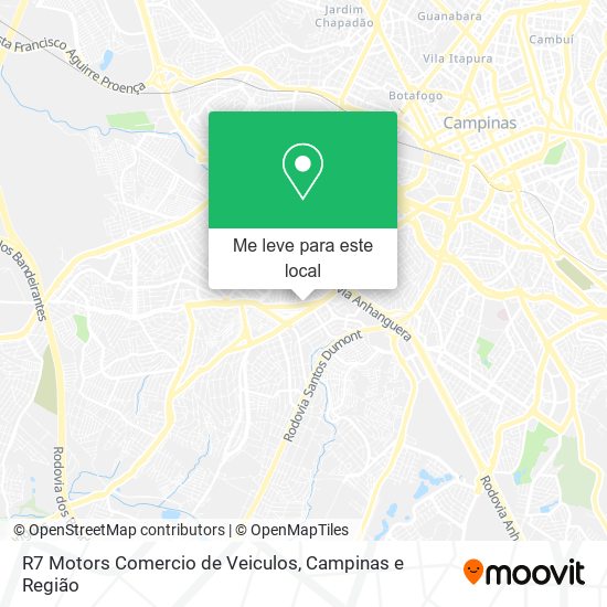 R7 Motors Comercio de Veiculos mapa