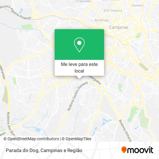 Parada do Dog mapa