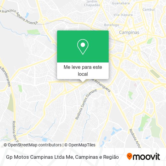 Gp Motos Campinas Ltda Me mapa