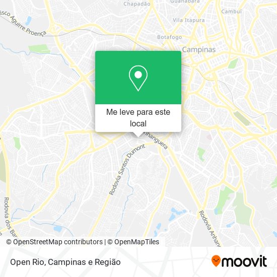 Open Rio mapa