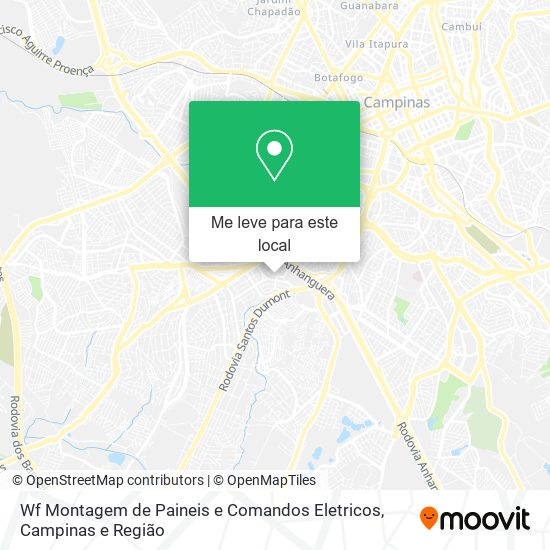 Wf Montagem de Paineis e Comandos Eletricos mapa