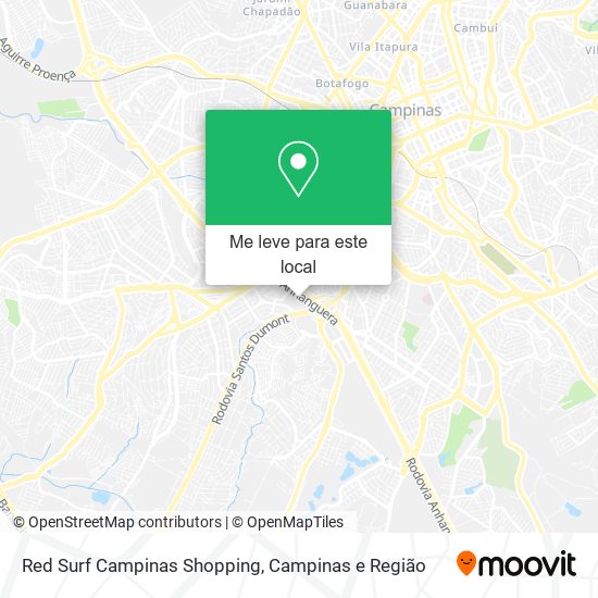 Red Surf Campinas Shopping mapa