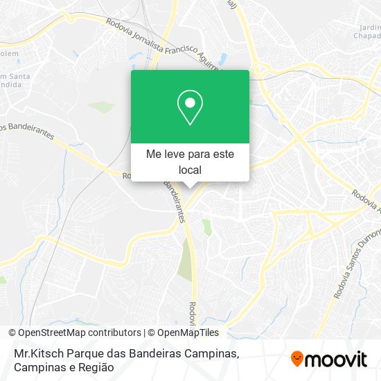 Mr.Kitsch Parque das Bandeiras Campinas mapa