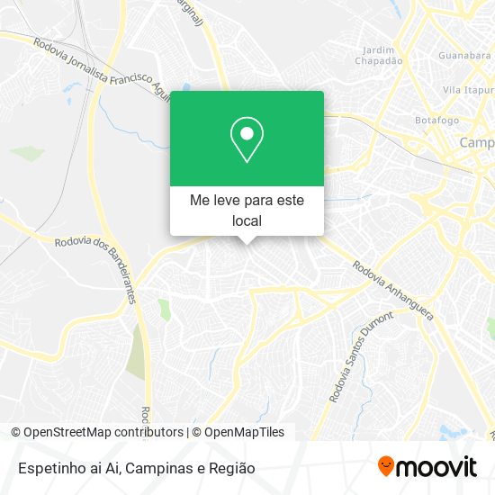 Espetinho ai Ai mapa