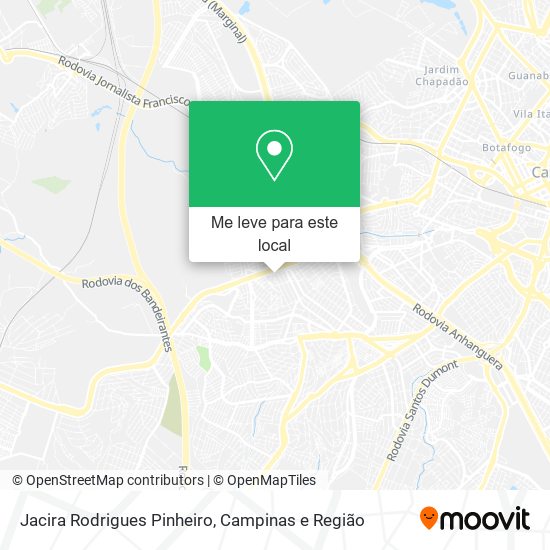 Jacira Rodrigues Pinheiro mapa