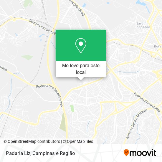 Padaria Liz mapa