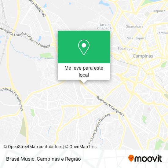 Brasil Music mapa