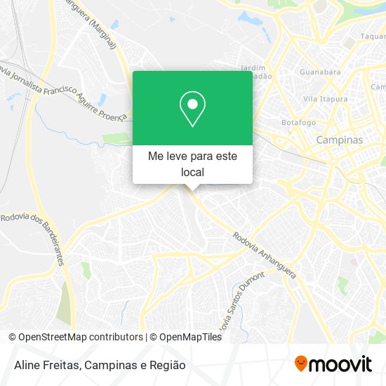 Aline Freitas mapa