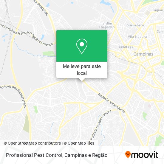 Profissional Pest Control mapa
