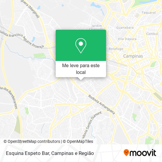 Esquina Espeto Bar mapa