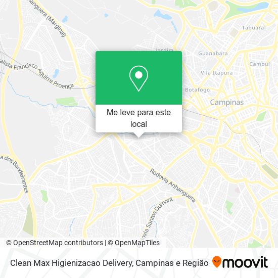 Clean Max Higienizacao Delivery mapa