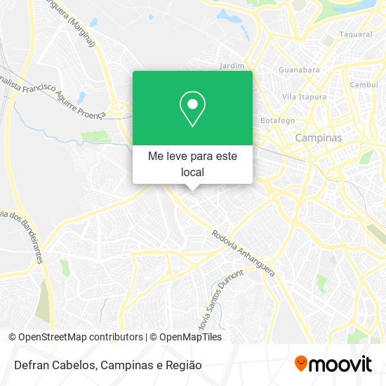 Defran Cabelos mapa