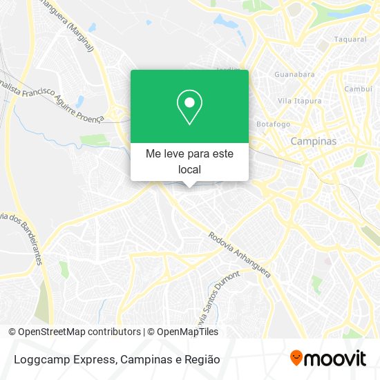 Loggcamp Express mapa