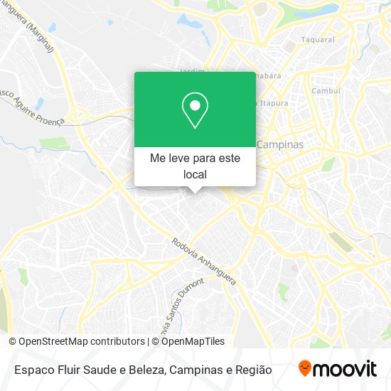 Espaco Fluir Saude e Beleza mapa