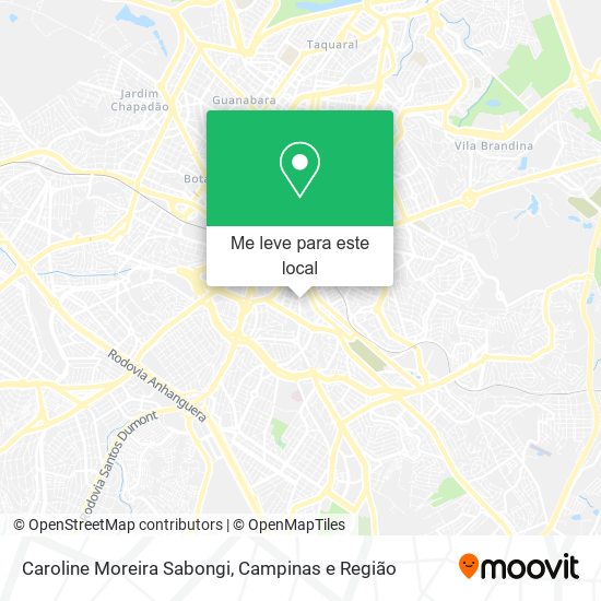 Caroline Moreira Sabongi mapa