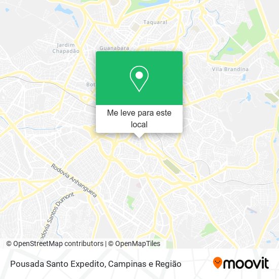 Pousada Santo Expedito mapa