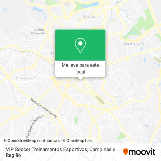VIP Soccer Treinamentos Esportivos mapa
