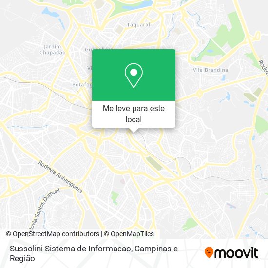 Sussolini Sistema de Informacao mapa