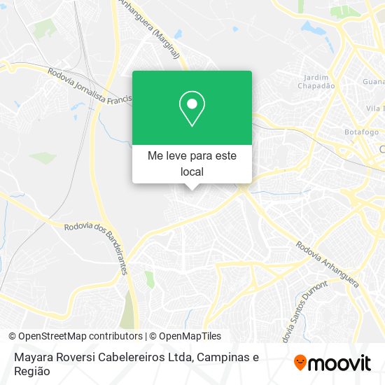 Mayara Roversi Cabelereiros Ltda mapa