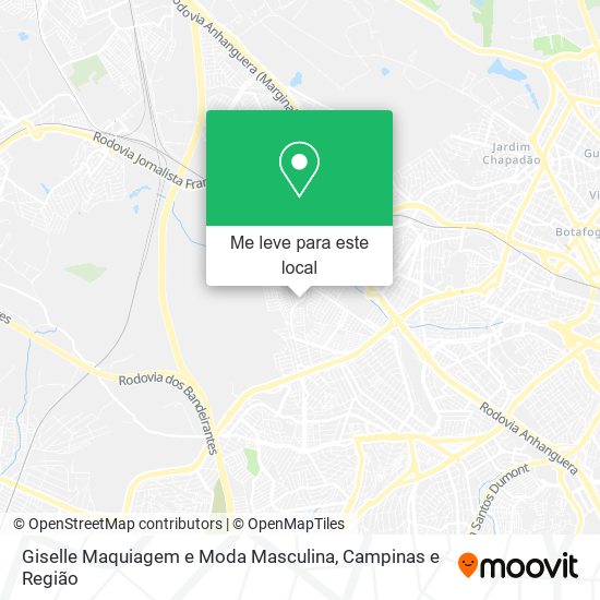 Giselle Maquiagem e Moda Masculina mapa