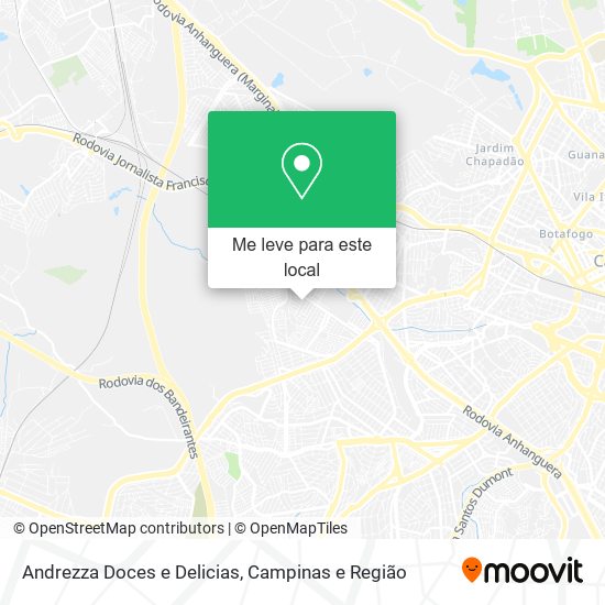 Andrezza Doces e Delicias mapa