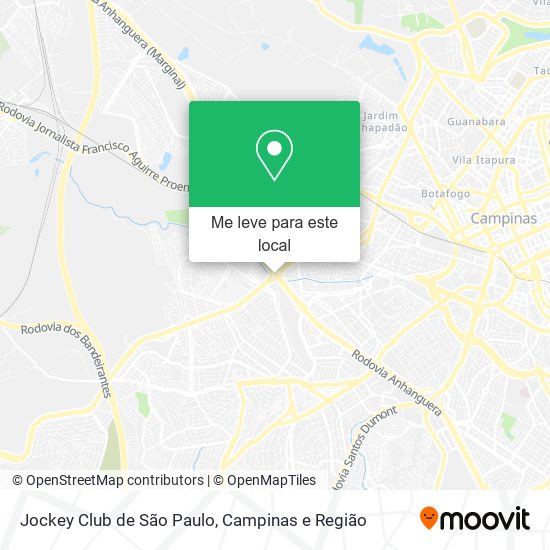 Jockey Club de São Paulo mapa