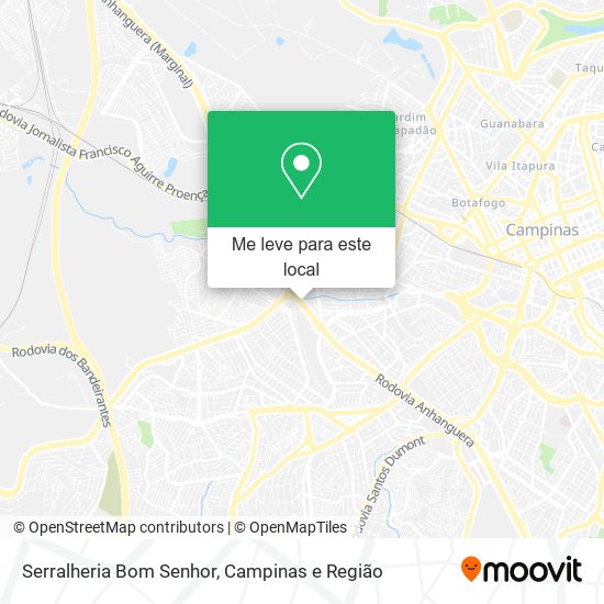 Serralheria Bom Senhor mapa