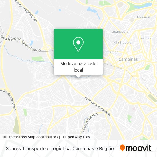 Soares Transporte e Logistica mapa