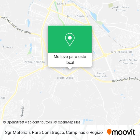 Sgr Materiais Para Construção mapa