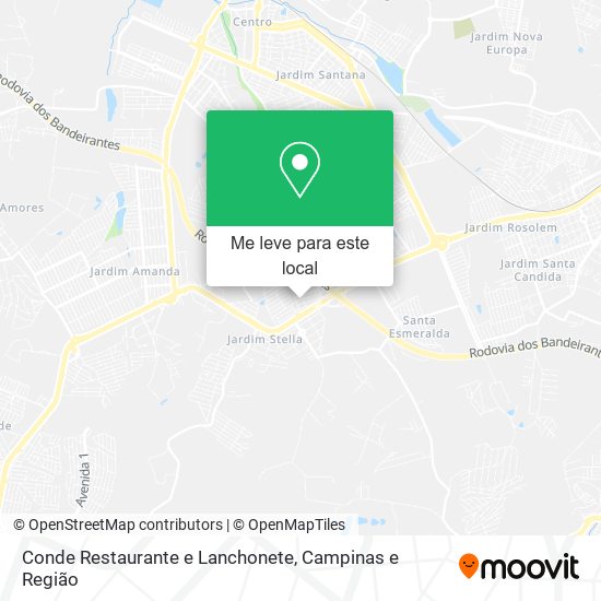 Conde Restaurante e Lanchonete mapa