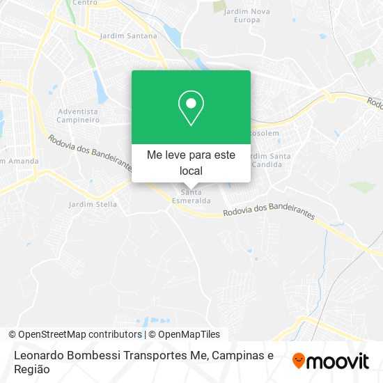 Leonardo Bombessi Transportes Me mapa