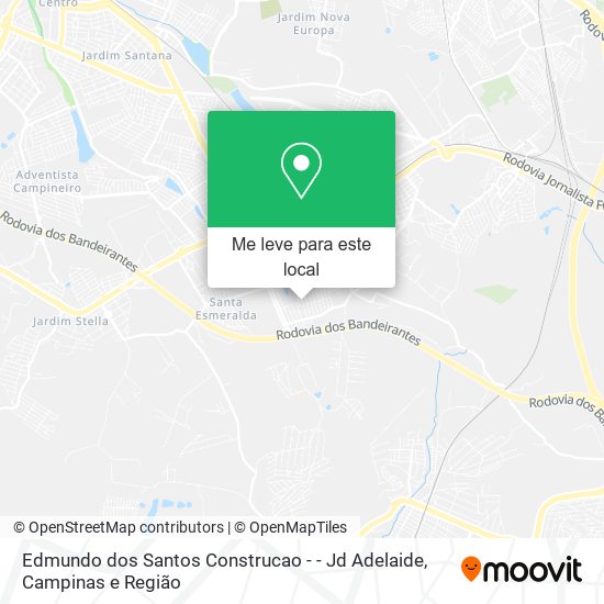 Edmundo dos Santos Construcao - - Jd Adelaide mapa