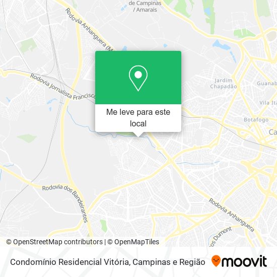 Condomínio Residencial Vitória mapa