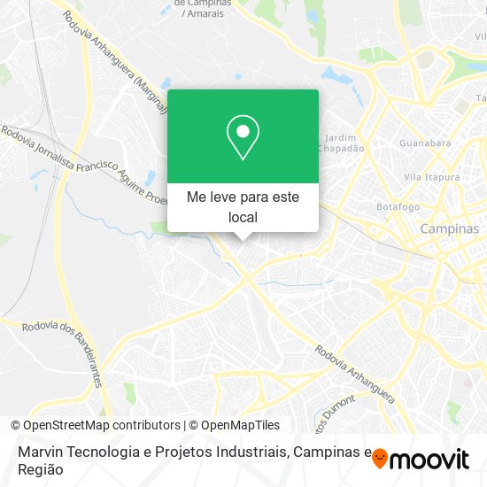 Marvin Tecnologia e Projetos Industriais mapa
