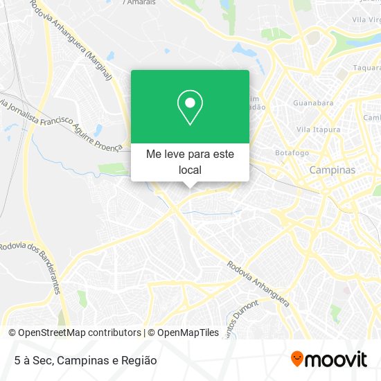 5 à Sec mapa